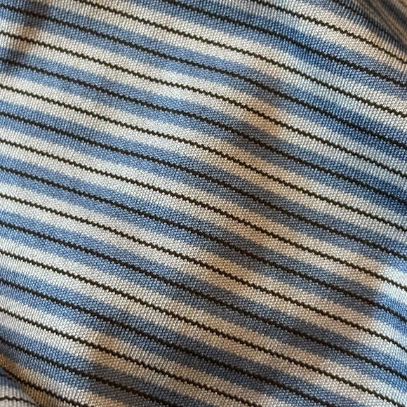 Greg Norman Collection ML75 Stripe Men's Polo Shirt Size Large - Picture 6 of 7